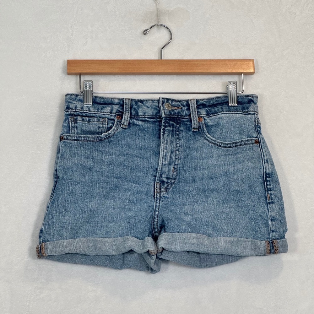 Old Navy Blue O.G. Short High Rise Denim Shorts 6